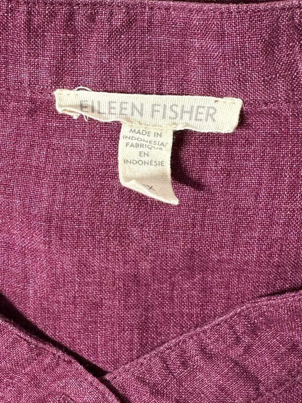 Eileen Fisher Organic Linen Shirtdress - Picture 3 of 5
